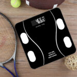 Black Bathroom Dot Scale