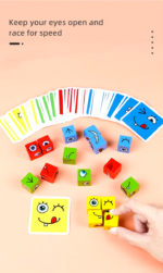 WOOD EXPRESSION CUBE PUZZLE - Image 4