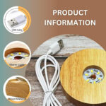 3D Crystal Ball Night Lamp(EIK) (6 cm) - Image 4