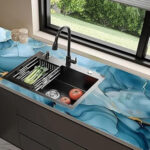 Blue UV Marble Foil (TA-081) - Image 6