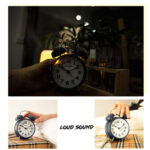 TWIN BELL MATT BLUE CLOCK SMALL - Image 6