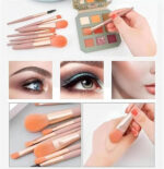 8 PCS MAKEUP BRUSH SET WITH BAG - Image 6
