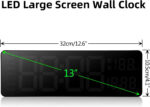 Large Digital Wall Clock - Image 7