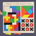 3 in 1 Wooden Puzzle Toy - Image 5