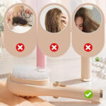 2 In 1 Self Cleaning Hair Brush - Image 9