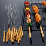 BBQ BARBEQUE STICK PACK OF 12 - Image 4