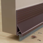 BOTTOM DOOR SEALING TAP WITH BRUSH STRIP