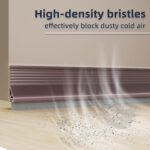 BOTTOM DOOR SEALING TAP WITH BRUSH STRIP - Image 2