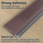 BOTTOM DOOR SEALING TAP WITH BRUSH STRIP - Image 3