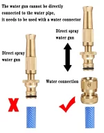 BRASS NOZZLE WATER SPRAY GUN - Image 5
