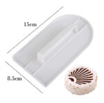 CAKE SMOOTHER CREAM SCRAPER FONDANT POLISHER FINISHER - Image 4