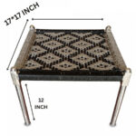 FOLDING STAINLESS STEEL STOOL - Image 2