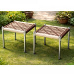 FOLDING STAINLESS STEEL STOOL - Image 7