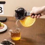 GLASS MILK WARMER POT WITH HANDLE - Image 2