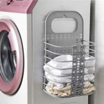 HANGING FOLDING LAUNDRY BASKET