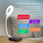INTELLIGENT VOICE CONTROL USB TABLE NIGHT LIGHT - Image 2