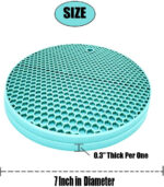 KITCHEN SILICONE TRIVETS MAT(SET OF 4) - Image 4