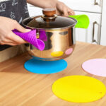 KITCHEN SILICONE TRIVETS MAT(SET OF 4)