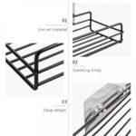 METAL MULTIPURPOSE KITCHEN BATHROOM SHELF RACK CORNER - Image 6
