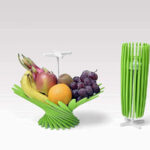 MULTI-PURPOSE TWISTED FOLDABLE FRUIT VEGETABLE NET BOWL