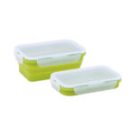 NEW PORTABLE FOLDABLE SILICONE LUNCH BOX (SET OF 4) - Image 2