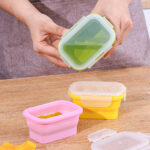 NEW PORTABLE FOLDABLE SILICONE LUNCH BOX (SET OF 4) - Image 9