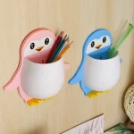 PENGUIN SHAPE WALL MOUNTED TOOTHPASTE HOLDER - Image 10