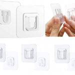 PLASTIC WATERPROOF MAGIC MALE FEMALE WALL STICKER HOOK