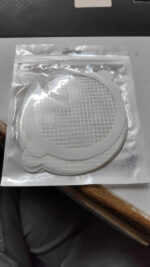 ROUND DISPOSABLE SHOWER DRAIN HAIR CATCHER MESH STICKERS (10 PC) - Image 2