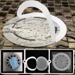 ROUND DISPOSABLE SHOWER DRAIN HAIR CATCHER MESH STICKERS (10 PC) - Image 13