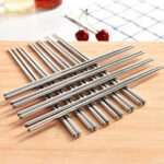 SET OF 5 STAINLESS STEEL CHOPSTICK