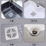 SHOWER DRAIN MESH STICKER (10 PCS SET) - Image 4