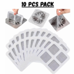 SHOWER DRAIN MESH STICKER (10 PCS SET)
