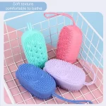SILICON BATH BODY BRUSH WITH SHAMPOO DISPENSER - Image 5