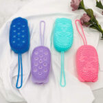 SILICON BATH BODY BRUSH WITH SHAMPOO DISPENSER - Image 6