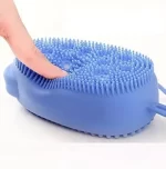 SILICON BATH BODY BRUSH WITH SHAMPOO DISPENSER - Image 7