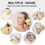 SILICON SHOWER BRUSH WASH BODY BATH - Image 2