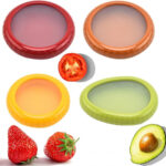 SILICONE FRUIT AND VEGETABLE STORAGE CONTAINERS SET(SET OF 4)