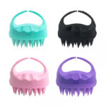 SILICONE HANDLE SCALP MASSAGE BRUSH