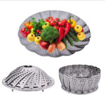 SS FOLDING STEAMER BASKET (9.5 INCH)