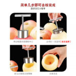 STAINLESS STEEL APPLE CORE REMOVER SALAD TOOLS - Image 6