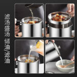 STAINLESS STEEL OIL FILTER HOUSEHOLD OIL POT 1.5L - Image 6