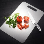 COUNTER TOP STAINLESS STEEL CHOPPING BOARD