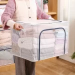 TRANSPARENT 66 LITRE CLOTH STORAGE BAG - Image 4