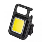 USB RECHARGEABLE MINI COB KEYCHAIN FLASHLIGHT - Image 2
