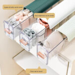 WALL MOUNTED SOCKS STORAGE BOX(6 CELL) - Image 4