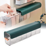 WALL MOUNTED SOCKS STORAGE BOX(6 CELL) - Image 5
