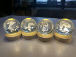 3D Crystal Ball Night Lamp(8 cm)