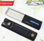 Solar chargeable 5 mode light magnetic torch light - Image 10