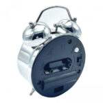 SILVER TWIN BELL ALARM CLOCK - Image 4